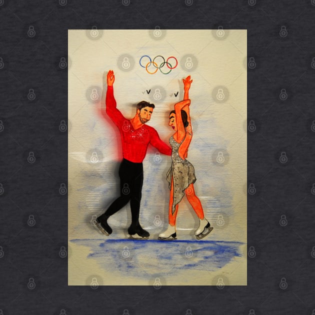 Winter Olympic Games Illustration by Le petit fennec